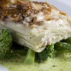 Recept: Lasagne van kip in roomsaus met groene groenten