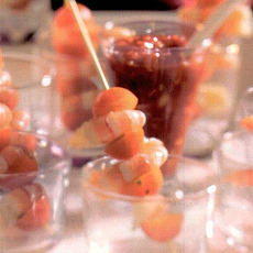 Recept: Garnalenspiesjes met chilisaus