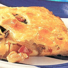 Recept: Champignon-uienpirog