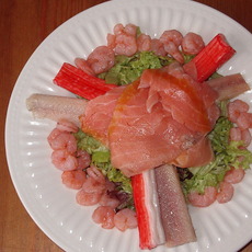 Recept: Lunchsalade luxe vis Recept: Lunchsalade luxe vis