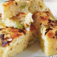 Recept: Couscouscake met kaas en prei
