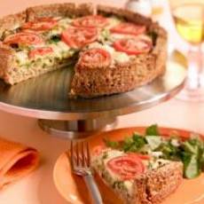 Recept: Broodquiche met prei en tomaat