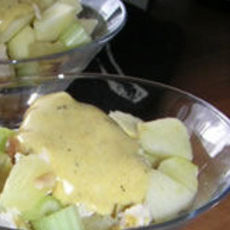 Recept: Kipcocktail met appel en bleekselderij