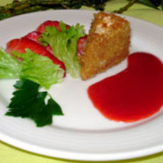 Recept: Camembert met aardbeiencoulis