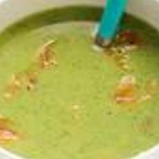 Recept: Courgettesoep met katenspek