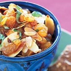 Recept: Amandel rozijnensalsa