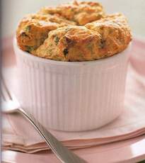 Recept: Zalmsouffl�s met kruiden