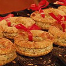 Recept: Kerstkransjes met geitenkaas en peer