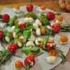 Recept: Rozemarijn spiesje met mozzarella 
