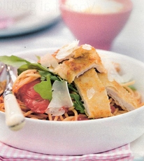 Recept: Kalfslapjes met spaghetti Milanese