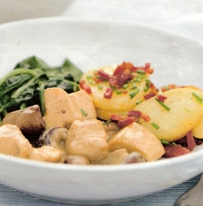 Recept: Kip met champignons