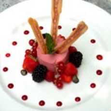 Recept: Frambozen bavarois Recept: Frambozen bavarois