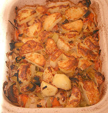 Recept: Gratin van aardappelen en groentes