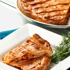 Recept: Vispastei in brooddeeg en dille mosterdsaus Recept: Vispastei in brooddeeg en dille mosterdsaus