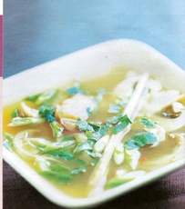 Recept: Bouillon met krab en citroengras