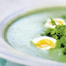 Recept: Kervelcr�me met kwarteleitjes