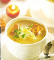 Recept: Witloofsoep met hamchips