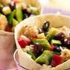 Recept: Kipgroentenwrap met honingmosterdsaus