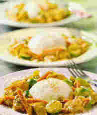 Recept: Curry van kip en spruitjes 