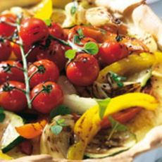 Recept: Kaastaart [met gegrilde groente]