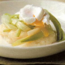 Recept: Nestje van prei met gepocheerd ei