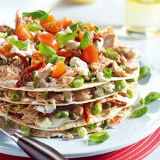 Recept: Tortillataart met tonijn