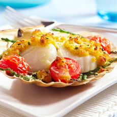 Recept: Gegratineerde St jacobsschelpen