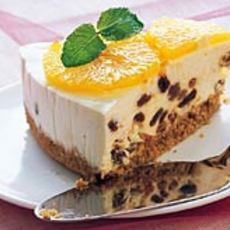 Recept: Kwarktaart met rozijnen en sinaasappel Recept: Kwarktaart met rozijnen en sinaasappel
