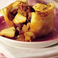 Recept: Mini-appeltaartjes met tijm en pecannoten Recept: Mini-appeltaartjes met tijm en pecannoten