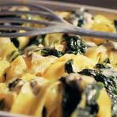 Recept: pasta met spinazie 