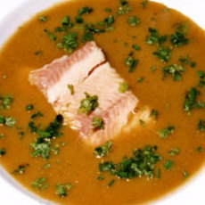 Recept: Velout� van witlof met gerookte forel