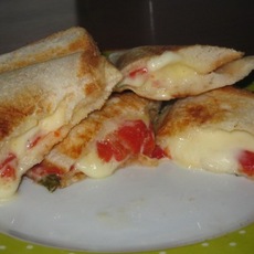 Recept: Tosti met Paprika en Mozzarella