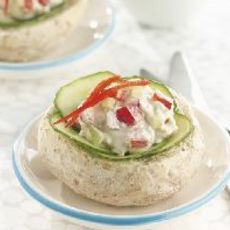 Recept: Gevuld broodje met roomkaas