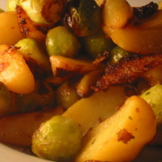 Recept: Spruitjescurry met aardappelpartjes