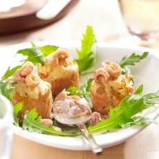 Recept: Hartige muffins met hollandse garnalen