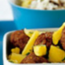 Recept: Tartaar-kokosballetjes mat ananassalade