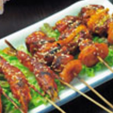 Recept: Kip-garnalen spiezen Recept: Kip-garnalen spiezen