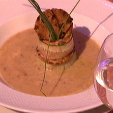 Recept: Kerst stolsoep met zalmtartaartje