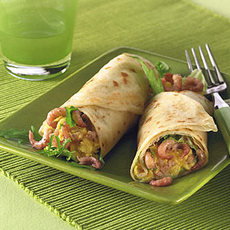 Recept: Wrap met roerei en Hollandse garnalen