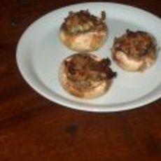 Recept: Paddestoelen gevuld met Pesto
