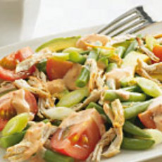 Recept: Salade met gebakken pittige kip