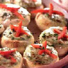 Recept: Gevulde kastanjechampignons met Boursin Recept: Gevulde kastanjechampignons met Boursin