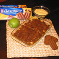 Recept: Gebakken nagerecht met appel, vanillevla en Bastog