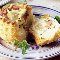 Recept: mini sjalottenquiche Recept: mini sjalottenquiche