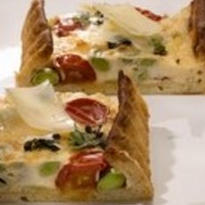 Recept: Taart met manchego en tomaat