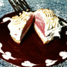 Recept: IJstaartje met frambozensaus