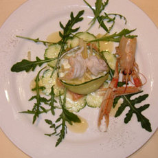 Recept: Gemarineerde Zalm, Mousse van Geitenkaas en Langou