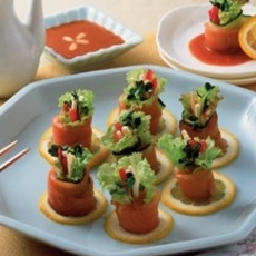 Recept: Gerookte Noorse zalmrol met ginseng 