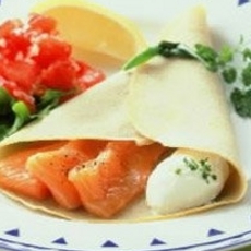 Recept: Pannenkoekje met Noorse zalm 