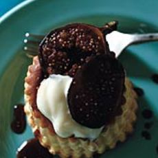 Recept: vanilletaartjes met gekarameliseerde vijg